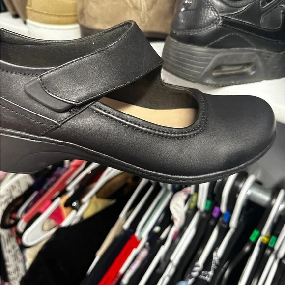 Clarks Black Mules Comfortable Clogs Shoes Size 9.5 - Picture 5 of 5